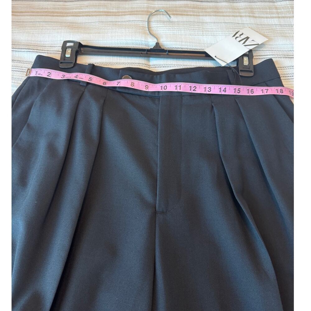 Zara Pleated Trouser Pant - Picture 3 of 7
